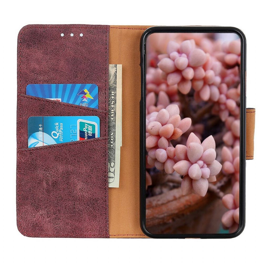 Lederhüllen Für Xiaomi Redmi Note 8 Flip Case Doppelseitige Magnetklappe