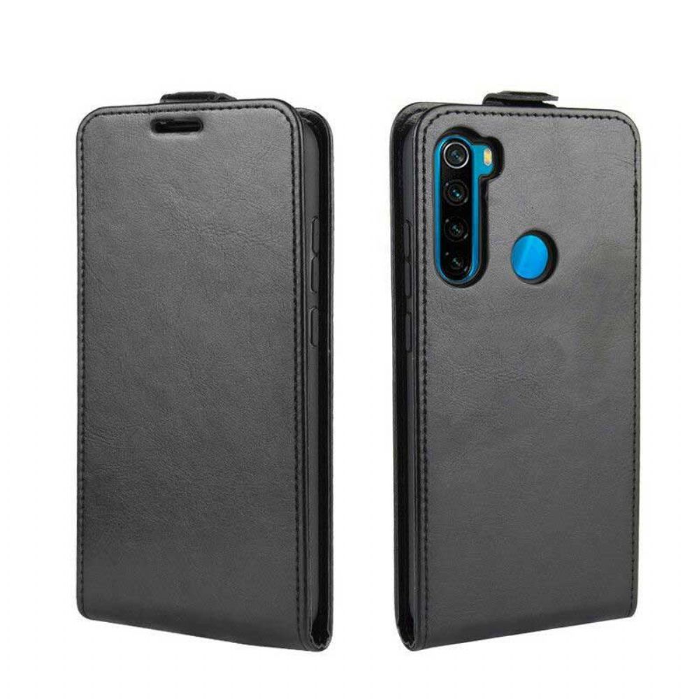 Lederhüllen Für Xiaomi Redmi Note 8 Flip Case Faltbarer Ledereffekt