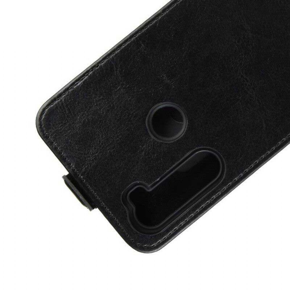 Lederhüllen Für Xiaomi Redmi Note 8 Flip Case Faltbarer Ledereffekt