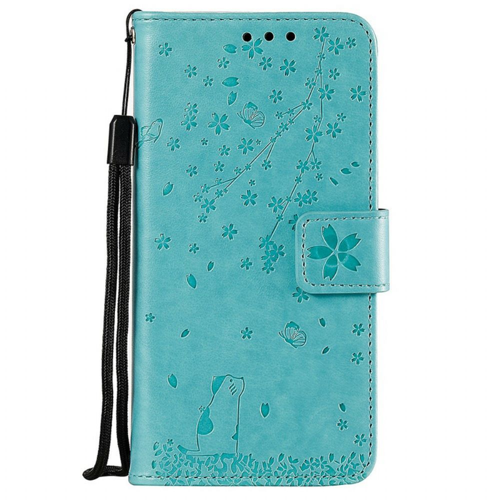 Lederhüllen Für Xiaomi Redmi Note 8 Mit Kordel Strap Reverie