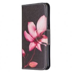 Lederhüllen Für Xiaomi Redmi Note 8 Rosa Blume