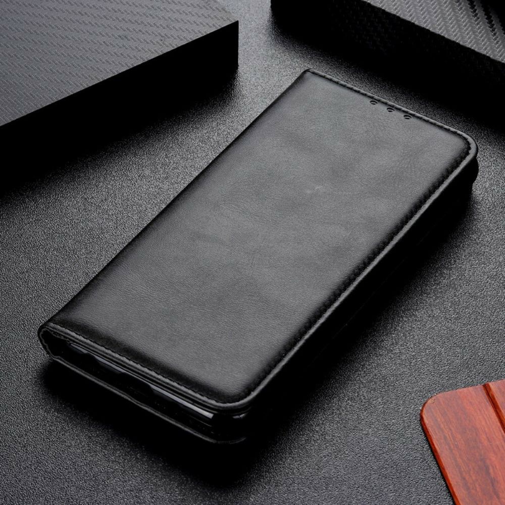 Schutzhülle Für Xiaomi Redmi Note 8 Flip Case Klassisches Spaltleder