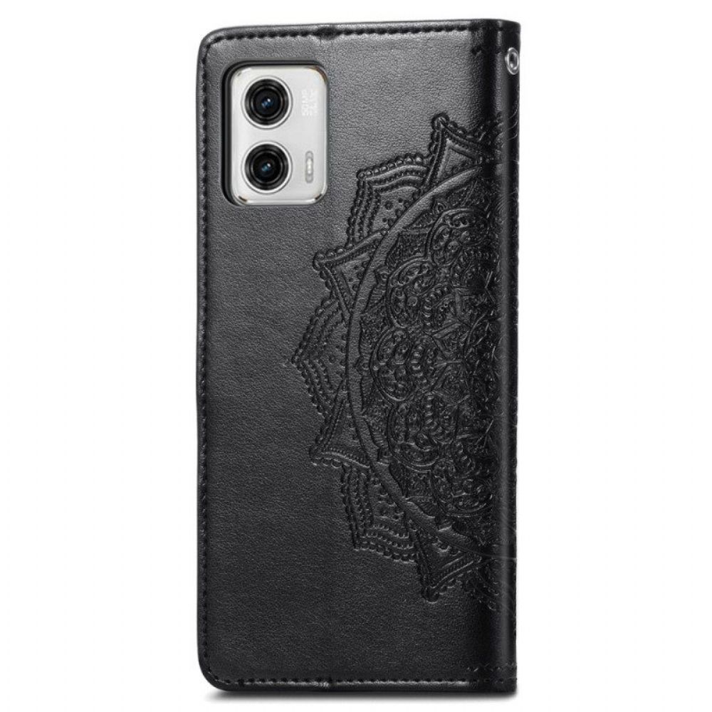 Lederhüllen Für Moto G73 5G Mandala