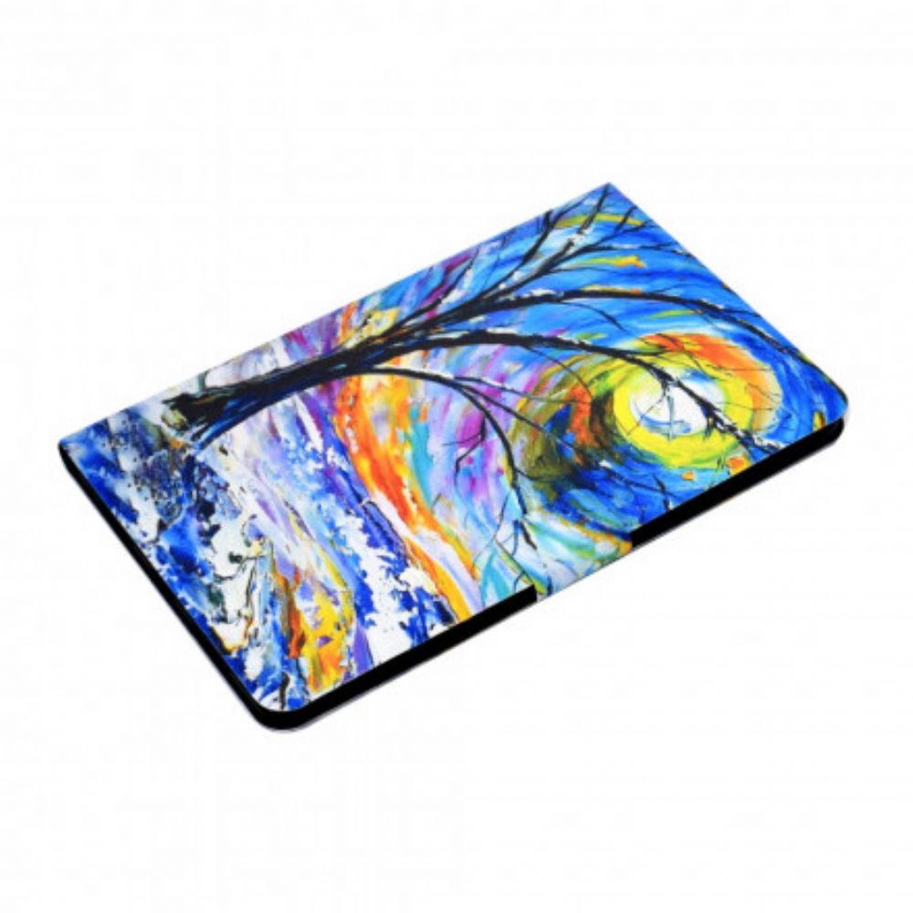 Flip Case Für Huawei MatePad New Aquarellbaum