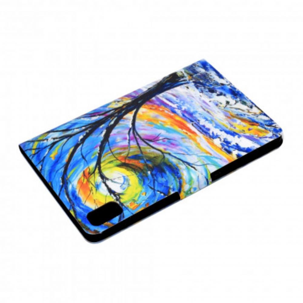 Flip Case Für Huawei MatePad New Aquarellbaum