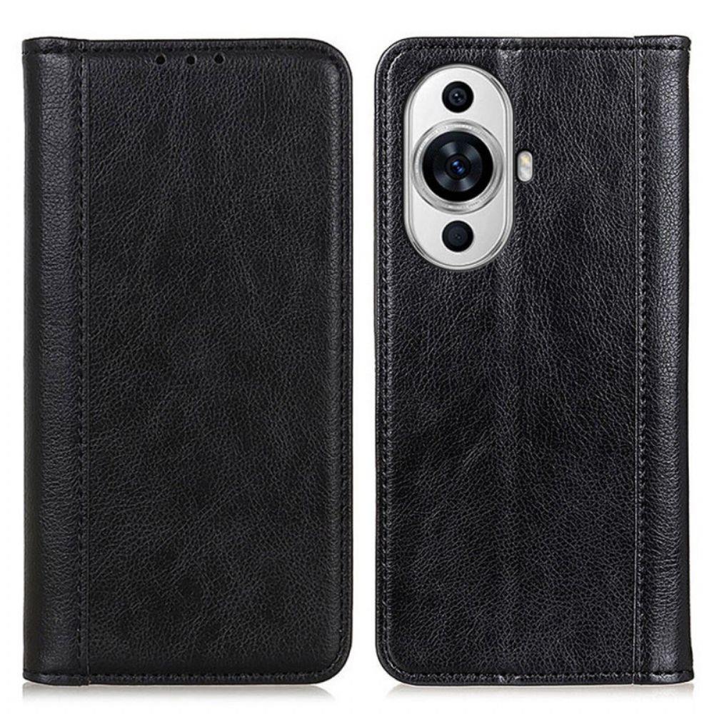 Flip Case Für Huawei Nova 11 Pro Spaltleder