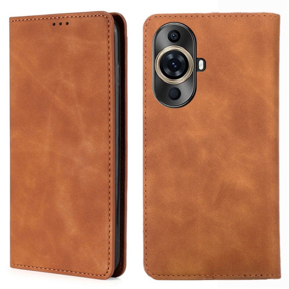 Flip Case Für Huawei Nova 11 Pro Wildleder-stil