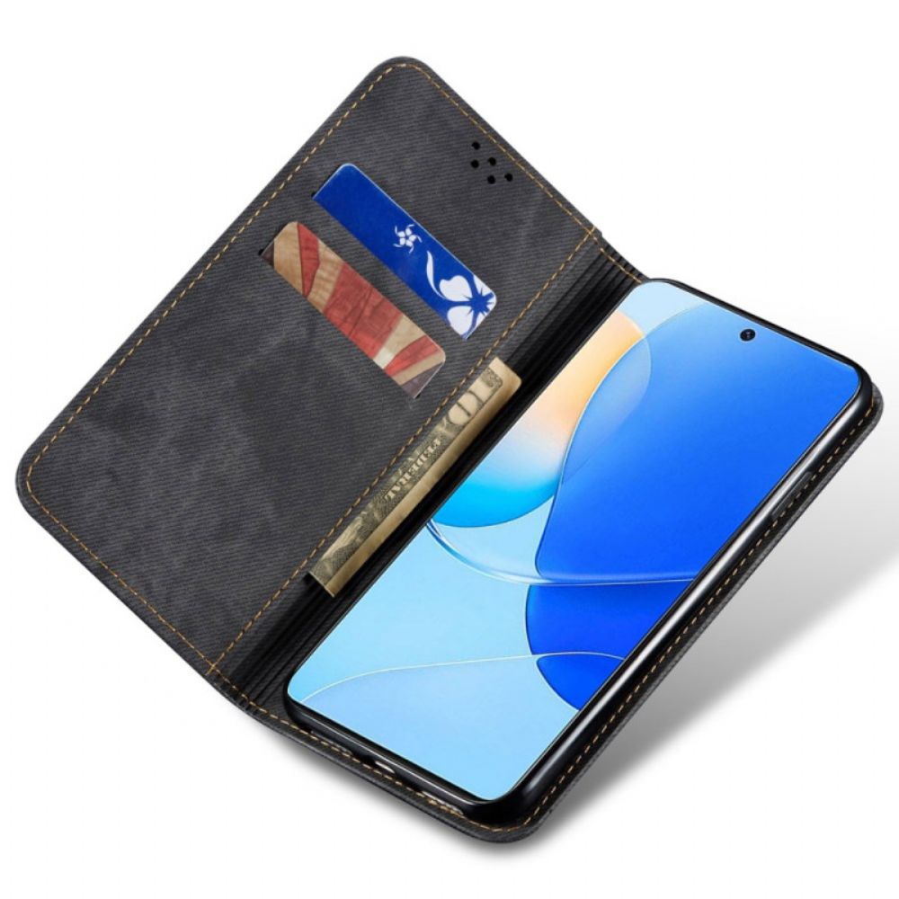 Flip Case Huawei Nova 11 Pro Jeansstoff