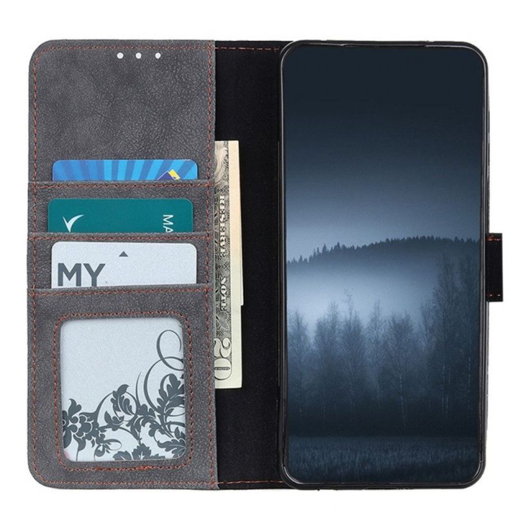 Flip Case Für Samsung Galaxy M13 Khazneh Spaltleder