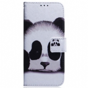 Flip Case Für Samsung Galaxy M13 Mit Kordel Riemchenpanda