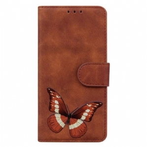 Flip Case Für Samsung Galaxy M13 Schmetterling