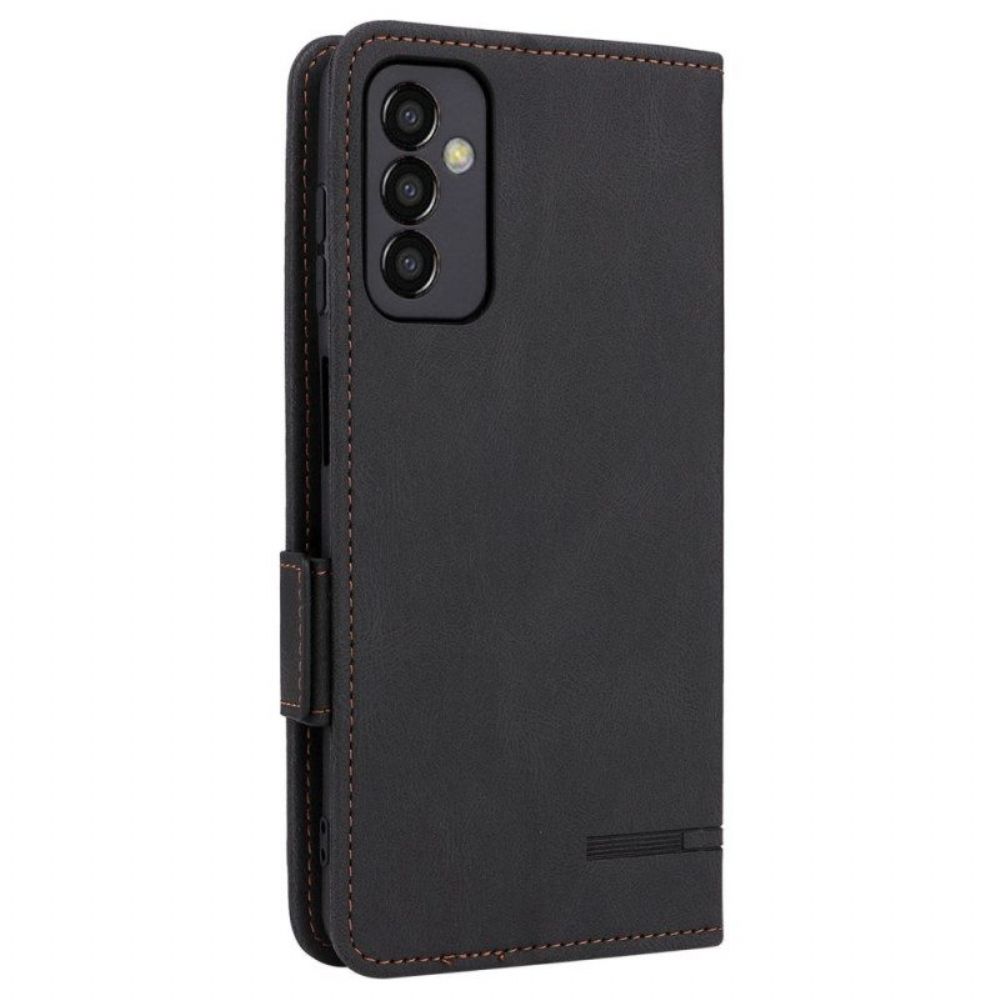 Flip Case Für Samsung Galaxy M13 Subtile Eleganz