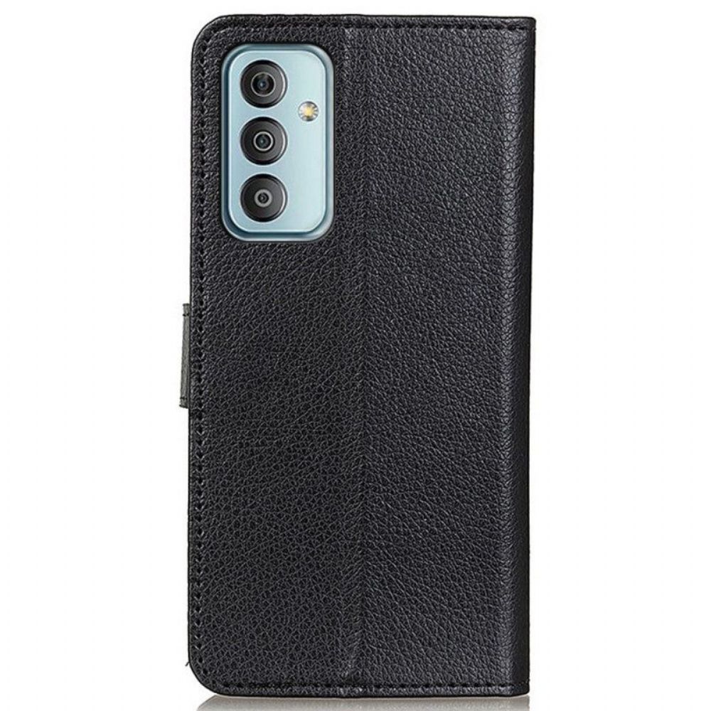 Flip Case Für Samsung Galaxy M13 Traditionelles Kunstleder