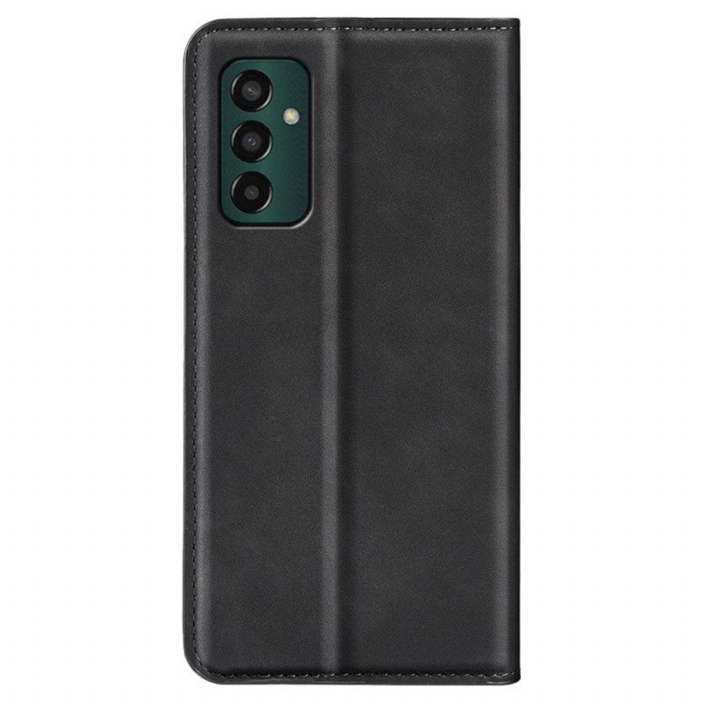 Schutzhülle Für Samsung Galaxy M13 Flip Case Ledereffekt