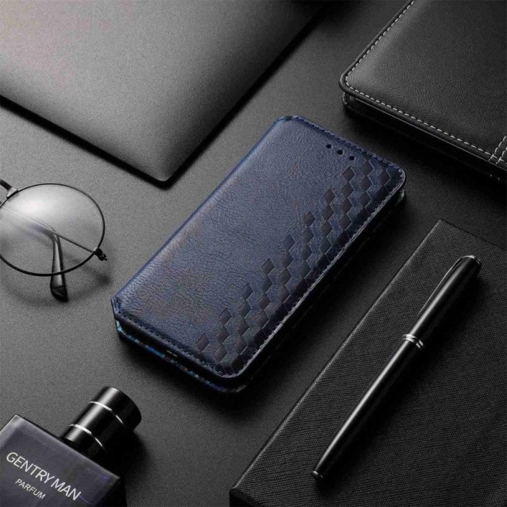 Schutzhülle Für Samsung Galaxy M13 Flip Case Ledereffektmuster