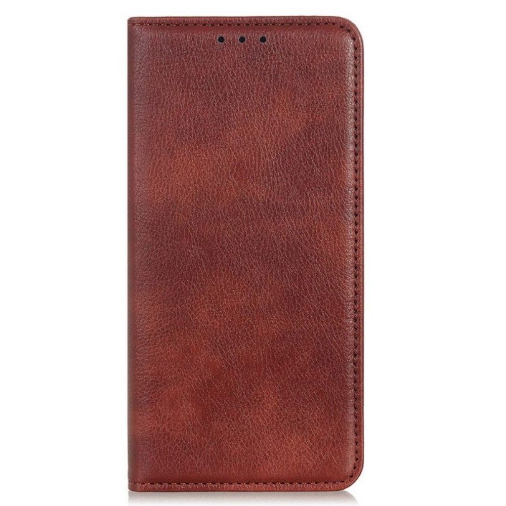 Schutzhülle Für Samsung Galaxy M13 Flip Case Litschi-spaltleder