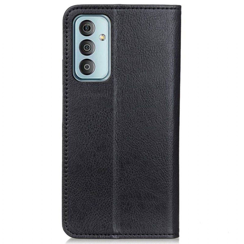 Schutzhülle Für Samsung Galaxy M13 Flip Case Litschi-spaltleder