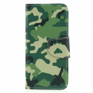 Flip Case Für Huawei P Smart Militärische Tarnung