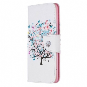 Flip Case Für Samsung Galaxy A10s Blumiger Baum