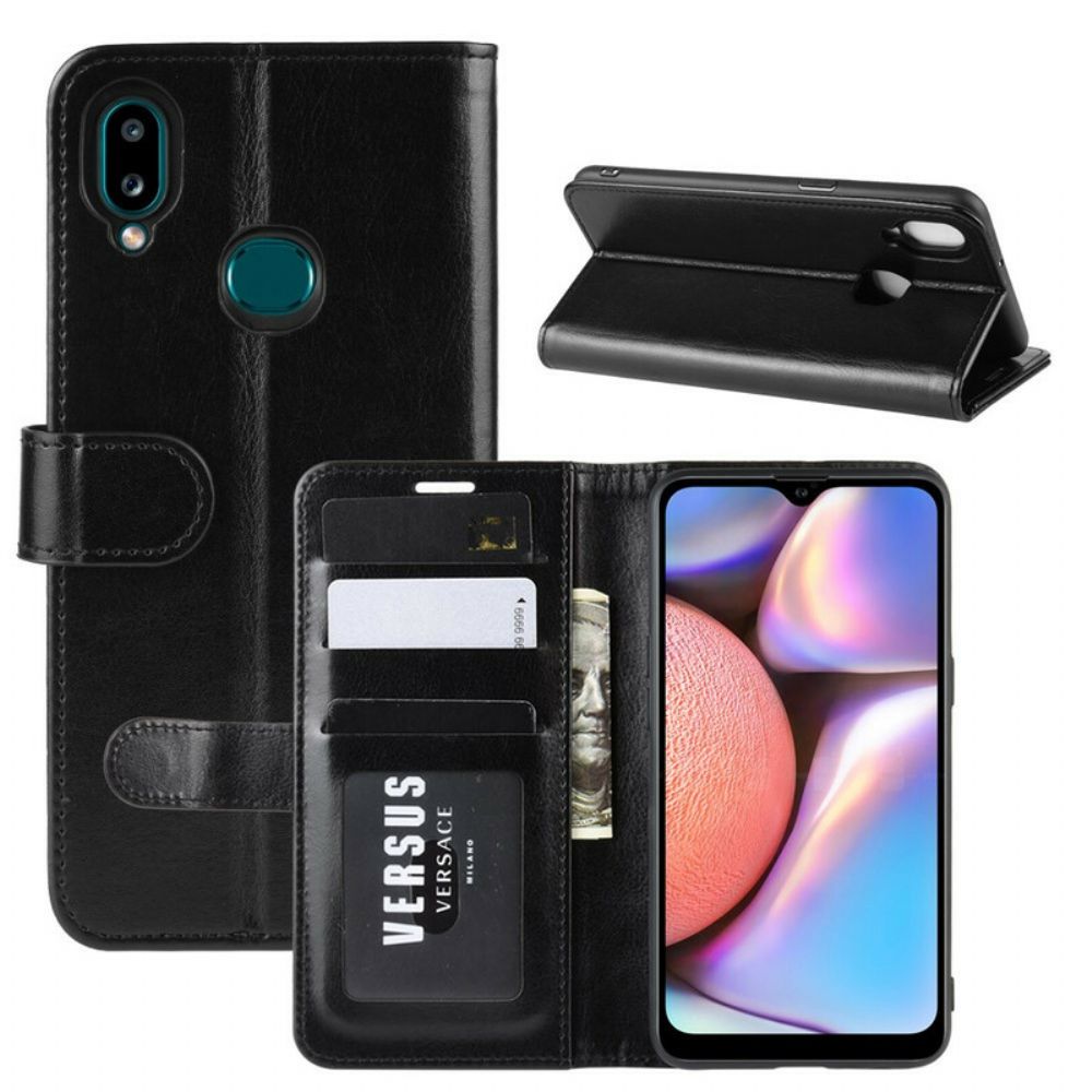 Flip Case Für Samsung Galaxy A10s Leder-stil