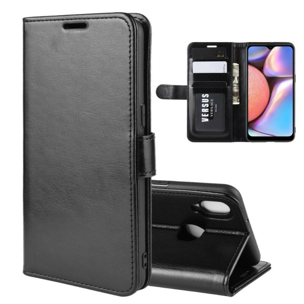 Flip Case Für Samsung Galaxy A10s Leder-stil