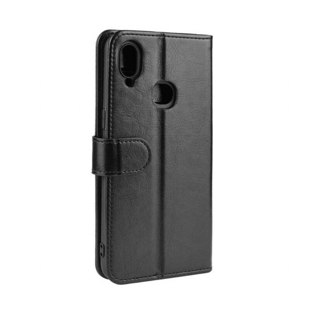 Flip Case Für Samsung Galaxy A10s Leder-stil