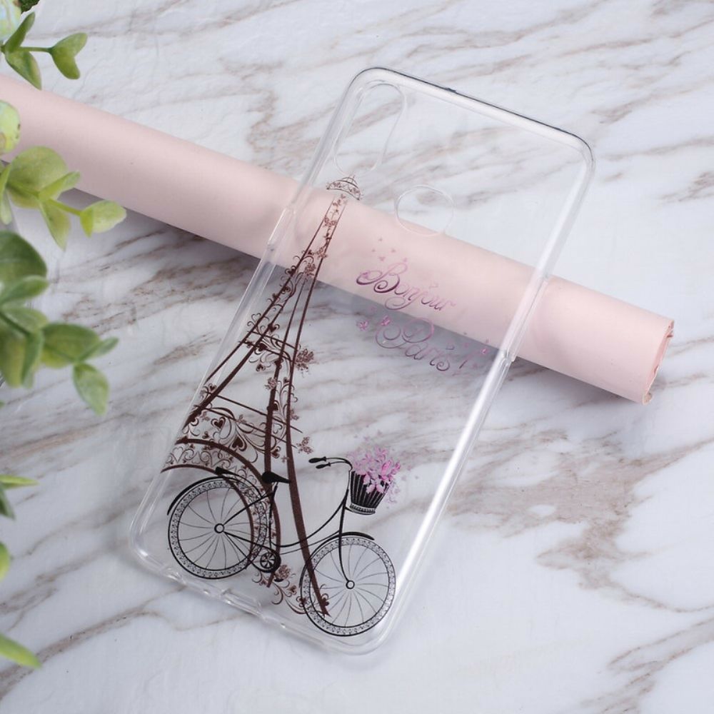 Handyhülle Für Samsung Galaxy A10s Bonjour Paris Transparent