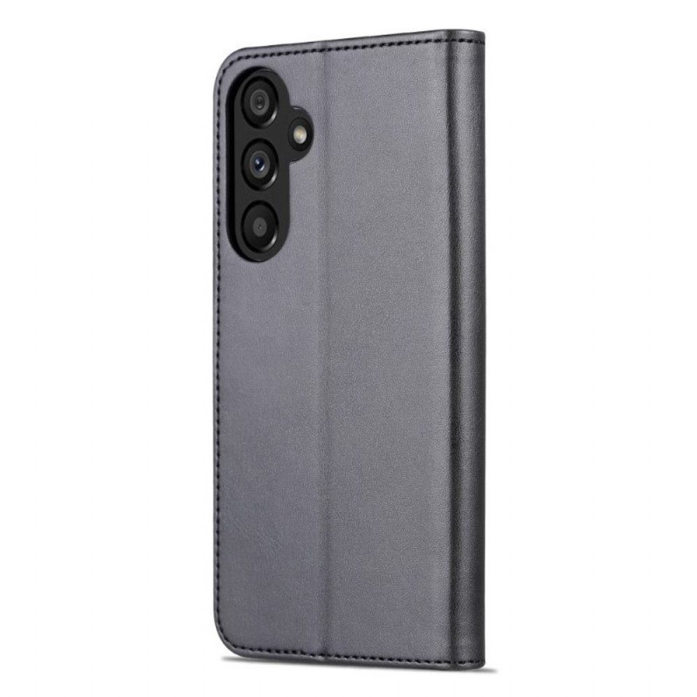 Flip Case Für Samsung Galaxy A54 5G Kunstleder Azns