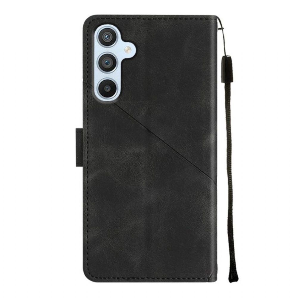 Flip Case Für Samsung Galaxy A54 5G Retro 70