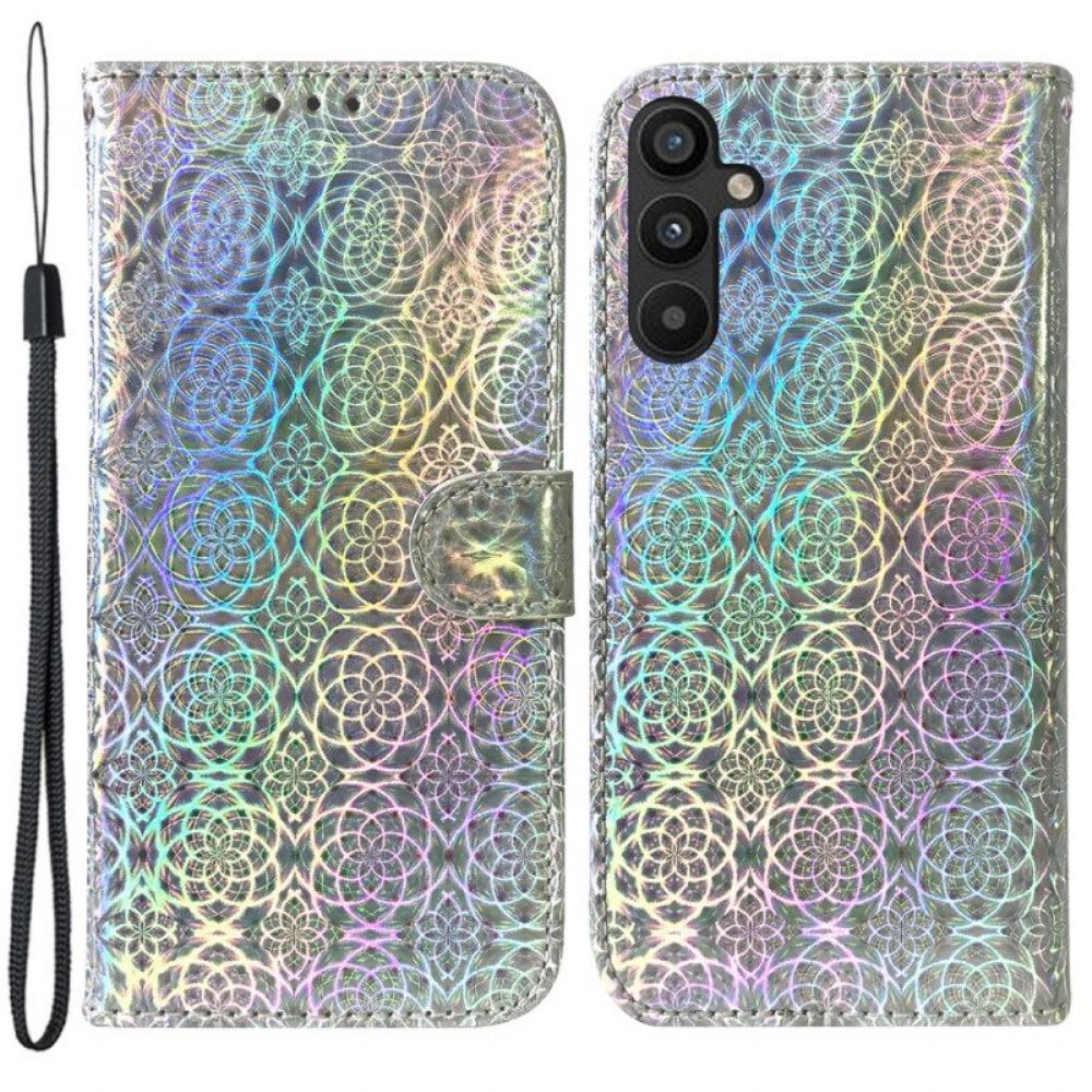 Lederhüllen Für Samsung Galaxy A54 5G Disco-stil