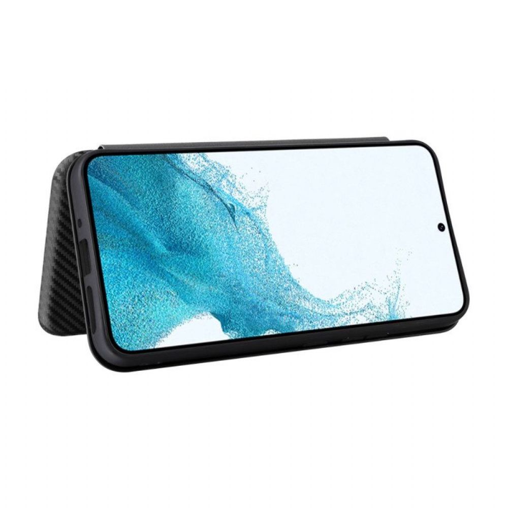 Schutzhülle Für Samsung Galaxy A54 5G Flip Case Farbige Kohlefaser