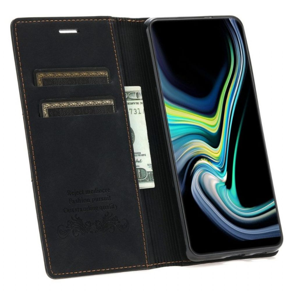 Schutzhülle Für Samsung Galaxy A54 5G Flip Case Stil Leder Couture