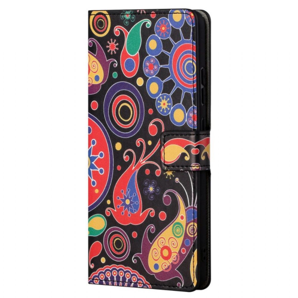 Flip Case Für Xiaomi Redmi Note 11 / 11S Galaxy-design