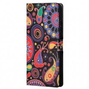 Flip Case Für Xiaomi Redmi Note 11 / 11S Galaxy-design