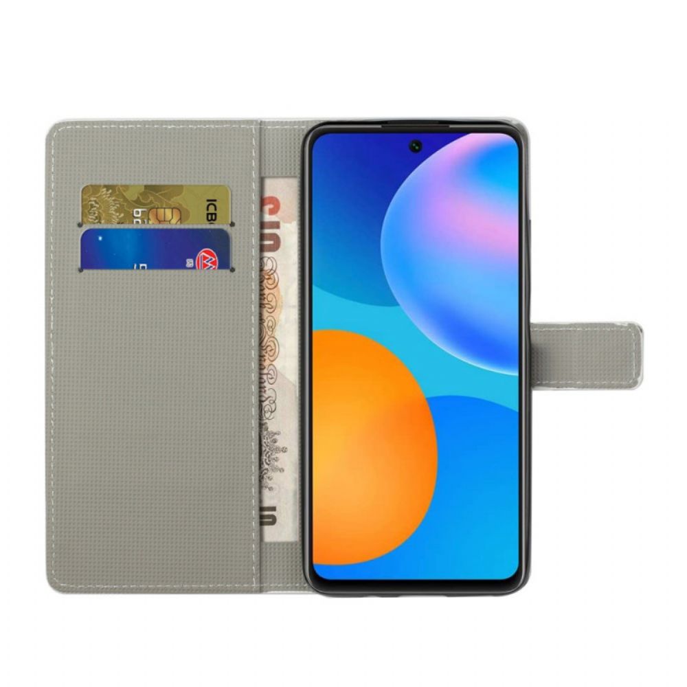 Flip Case Für Xiaomi Redmi Note 11 / 11S Galaxy-design