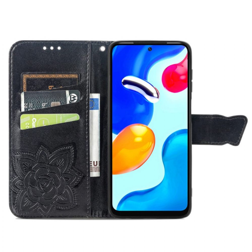 Flip Case Für Xiaomi Redmi Note 11 / 11S Halber Schmetterling