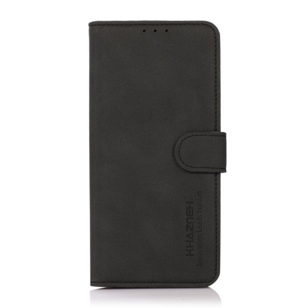 Flip Case Für Xiaomi Redmi Note 11 / 11S Khazneh Modischer Ledereffekt