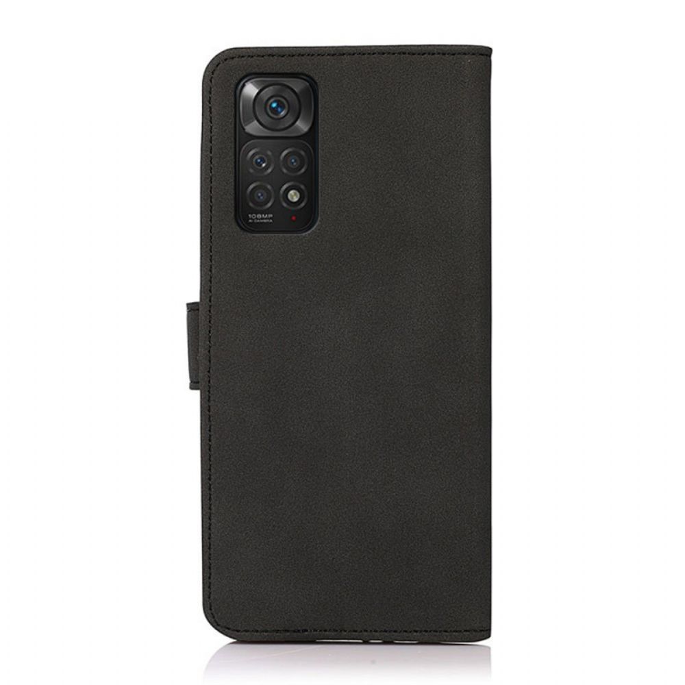 Flip Case Für Xiaomi Redmi Note 11 / 11S Khazneh Modischer Ledereffekt