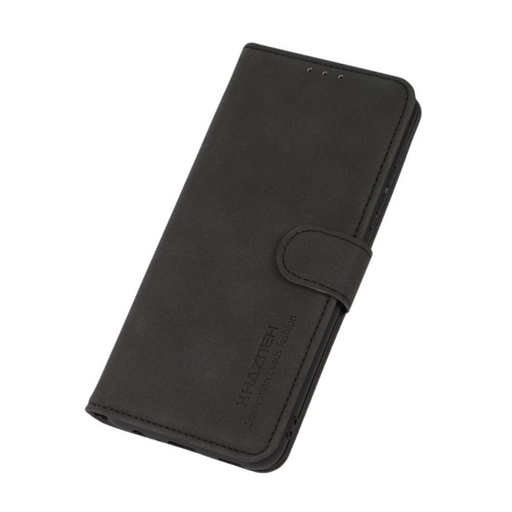 Flip Case Für Xiaomi Redmi Note 11 / 11S Khazneh Modischer Ledereffekt