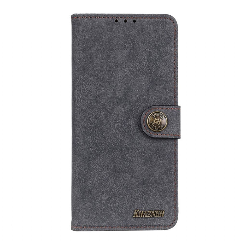 Flip Case Für Xiaomi Redmi Note 11 / 11S Khazneh Retro Spaltleder