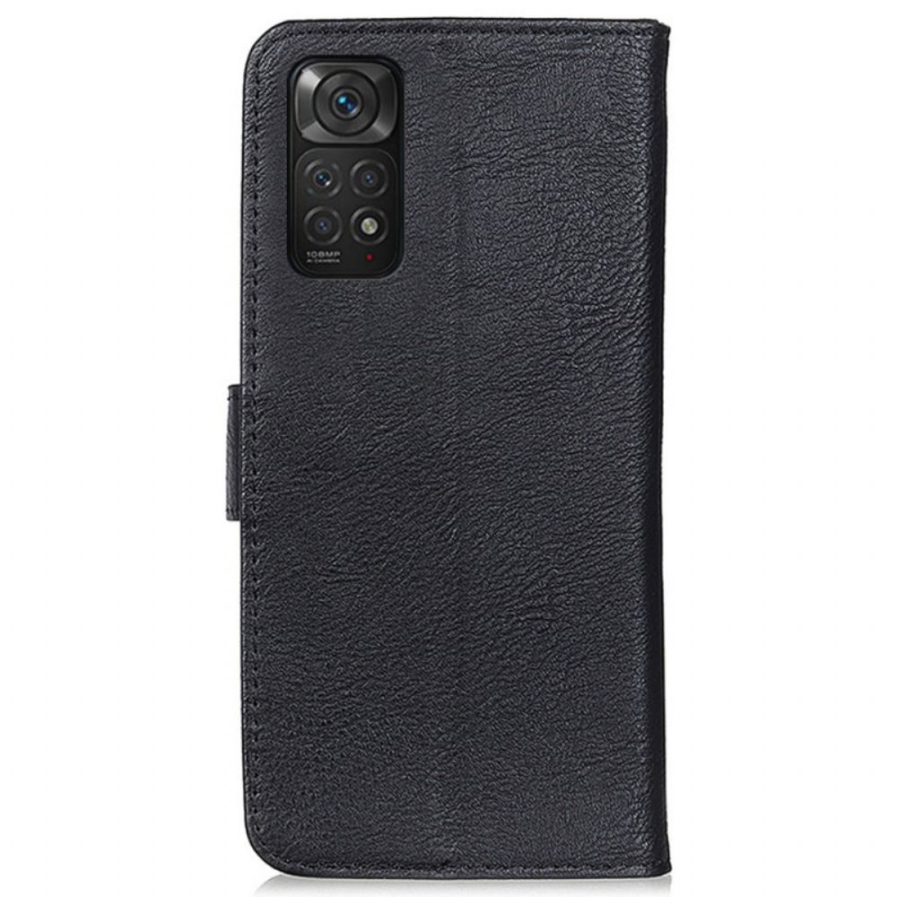 Flip Case Für Xiaomi Redmi Note 11 / 11S Kunstleder Khazneh