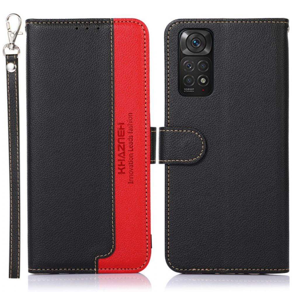 Flip Case Für Xiaomi Redmi Note 11 / 11S Liche Style Rfid Khazneh