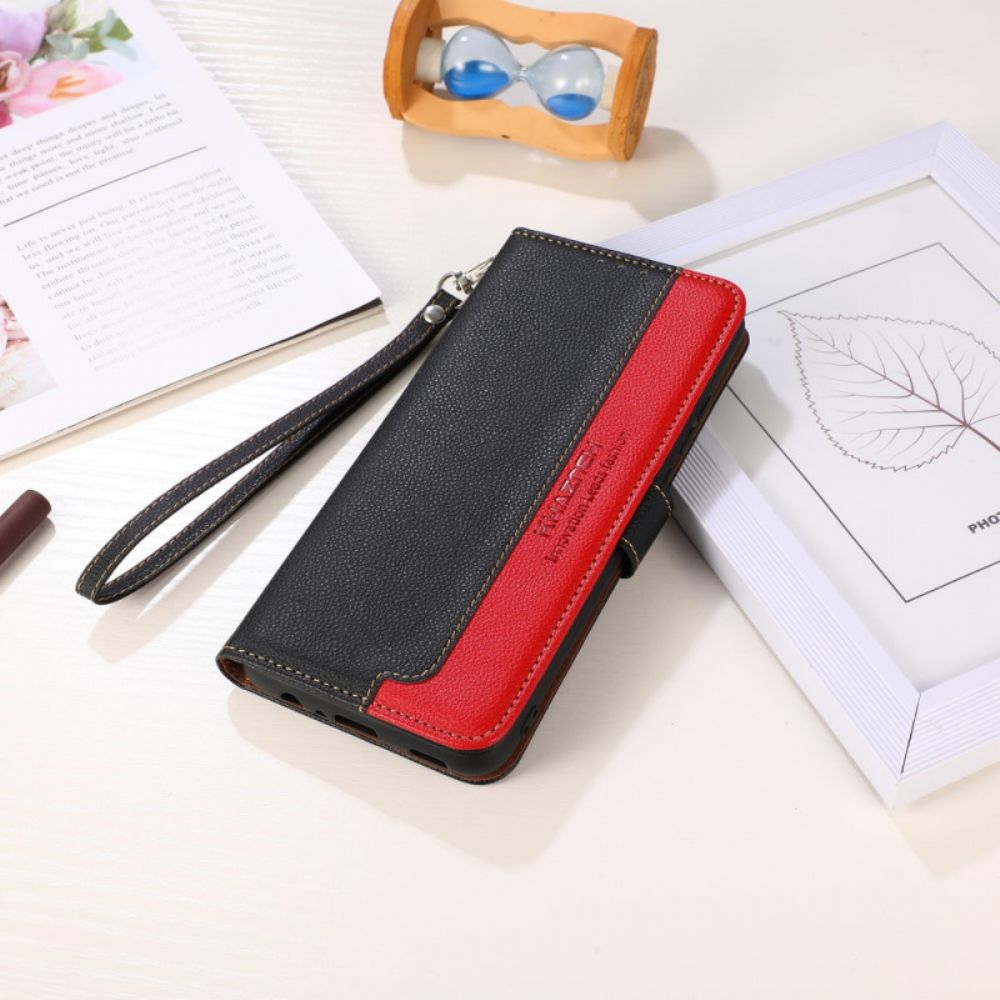 Flip Case Für Xiaomi Redmi Note 11 / 11S Liche Style Rfid Khazneh