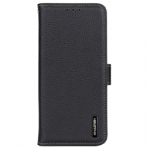 Flip Case Für Xiaomi Redmi Note 11 / 11S Litschi Khazneh Leder