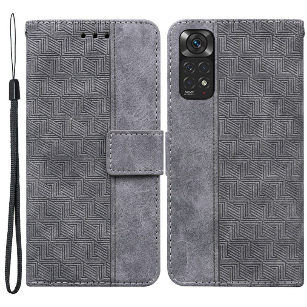 Flip Case Für Xiaomi Redmi Note 11 / 11S Mit Kordel Banddesign