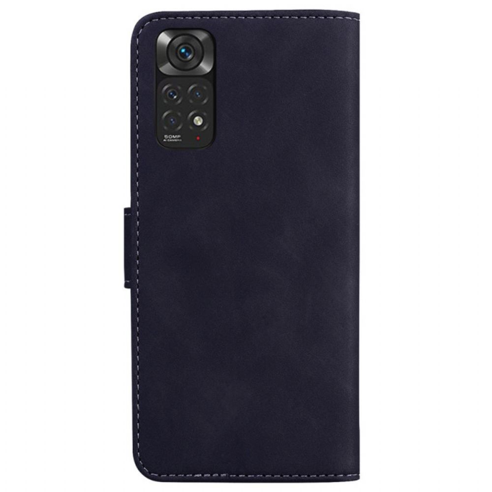 Flip Case Für Xiaomi Redmi Note 11 / 11S Nähen Im Vintage-stil