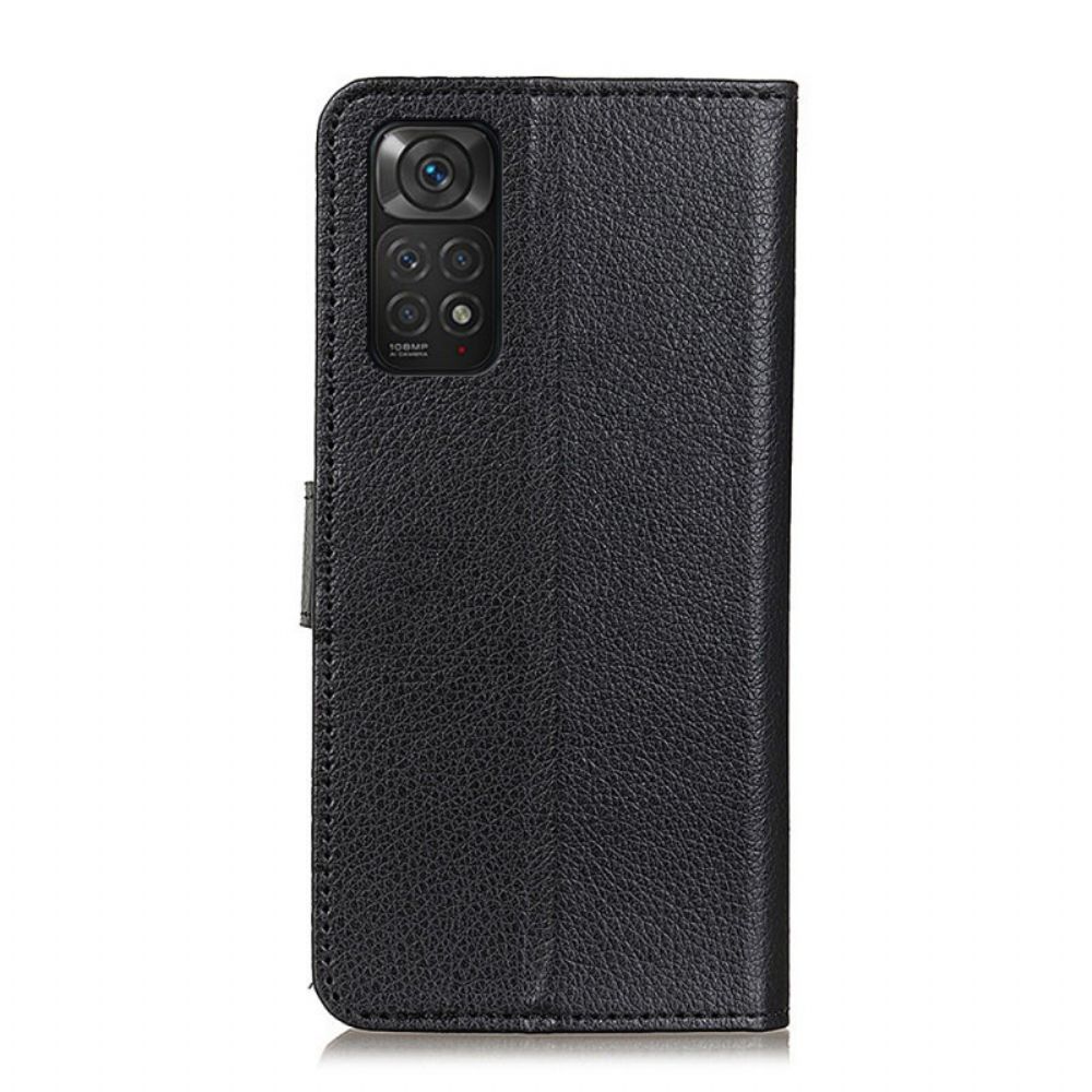 Flip Case Für Xiaomi Redmi Note 11 / 11S Traditionell Litschi