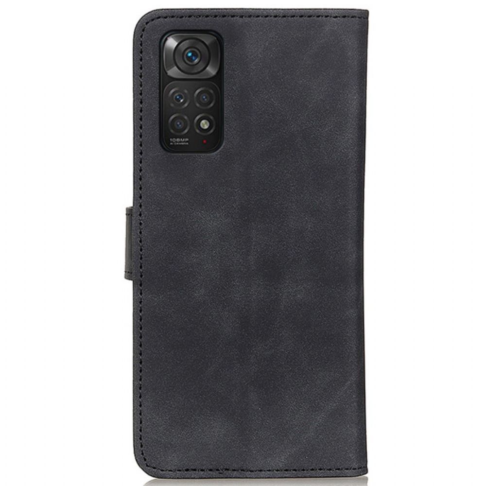 Flip Case Für Xiaomi Redmi Note 11 / 11S Vintage Ledereffekt Khazneh