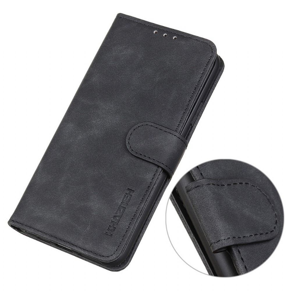 Flip Case Für Xiaomi Redmi Note 11 / 11S Vintage Ledereffekt Khazneh