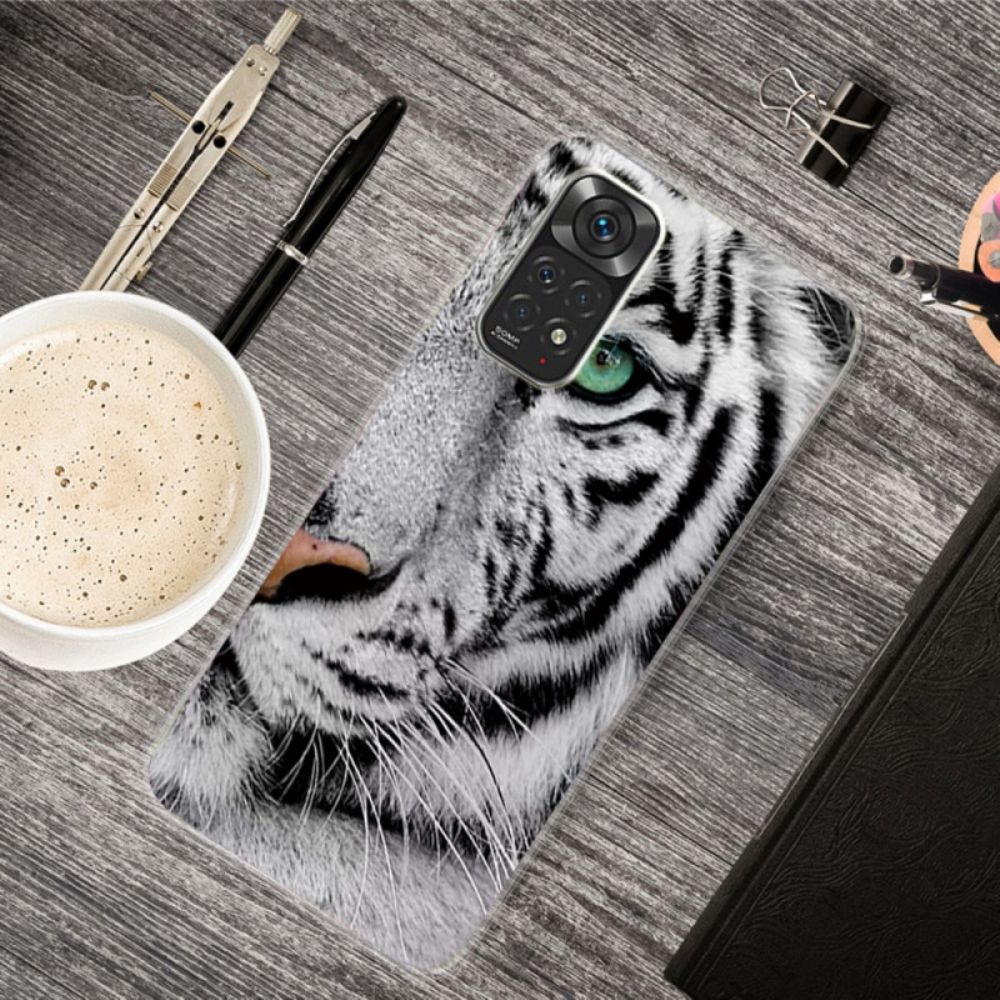 Handyhülle Für Xiaomi Redmi Note 11 / 11S Flexibler Tiger